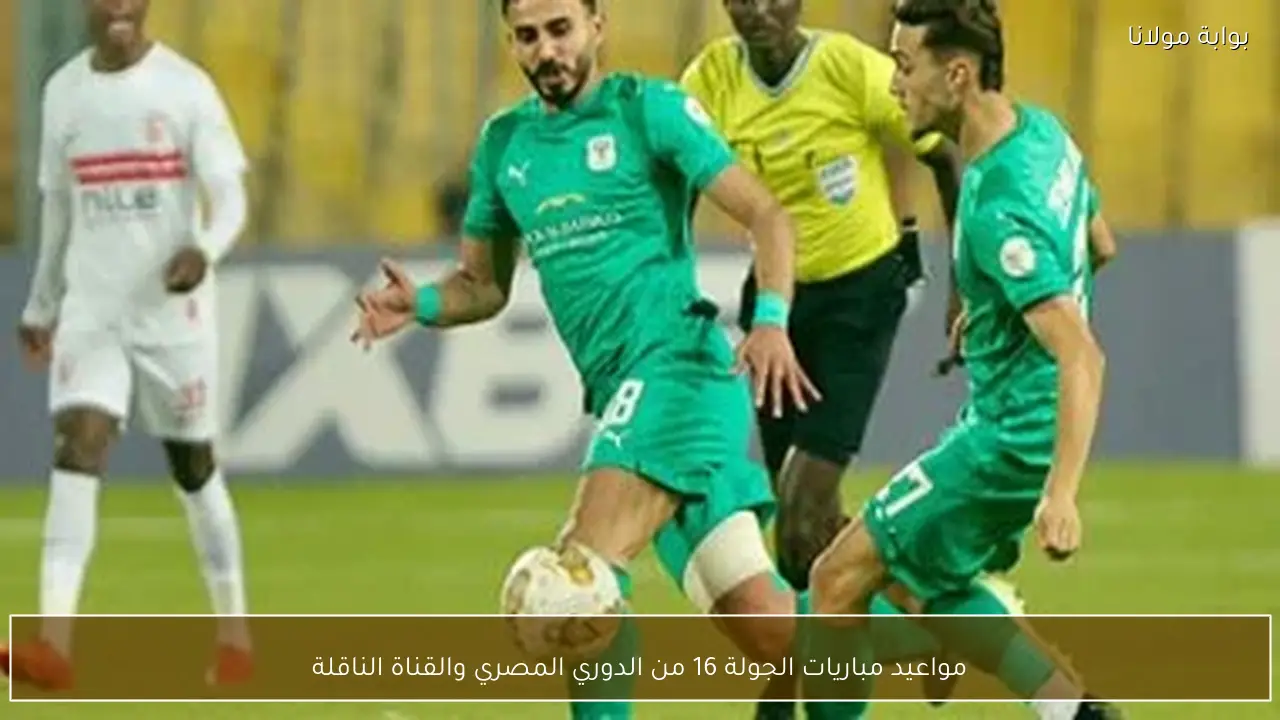 مواعيد مباريات الجولة 16 من الدوري المصري والقناة الناقلة