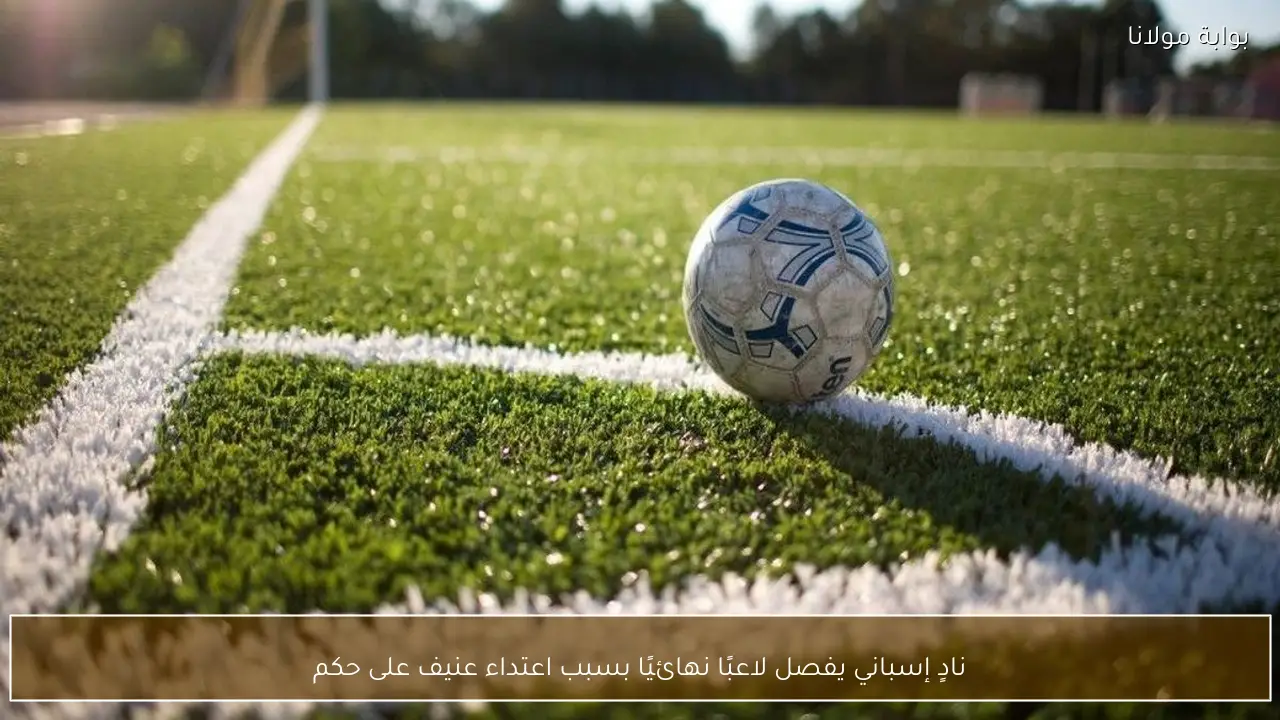 نادٍ إسباني يفصل لاعبًا نهائيًا بسبب اعتداء عنيف على حكم