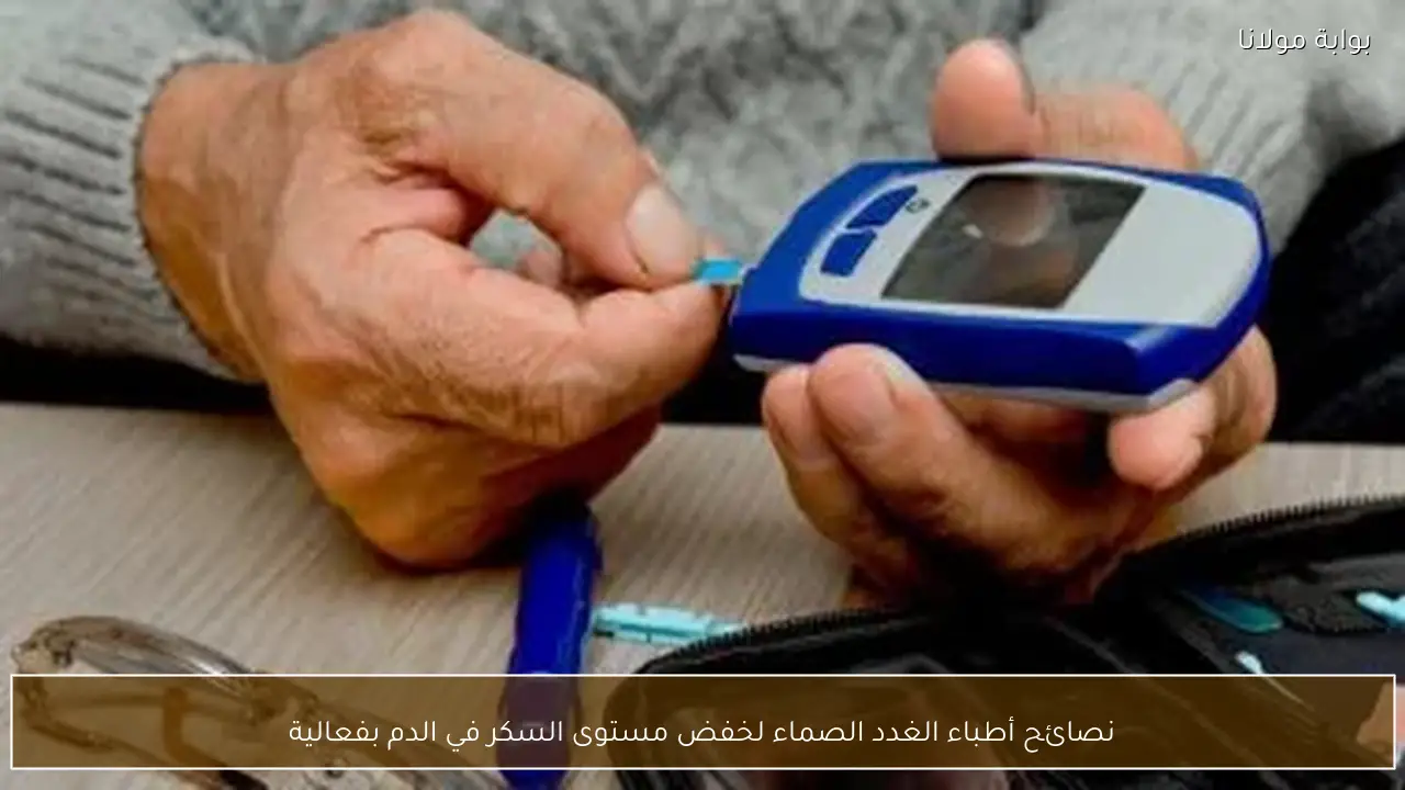 نصائح أطباء الغدد الصماء لخفض مستوى السكر في الدم بفعالية