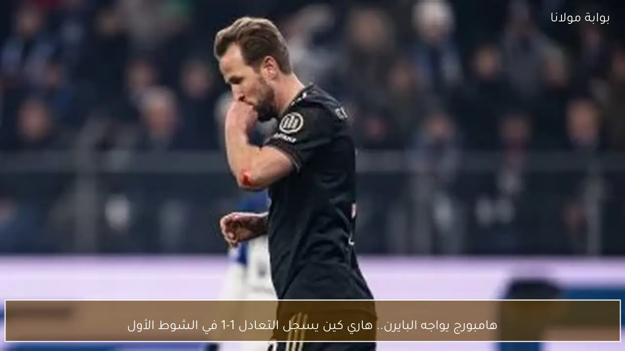 هامبورج يواجه البايرن.. هاري كين يسجل التعادل 1-1 في الشوط الأول