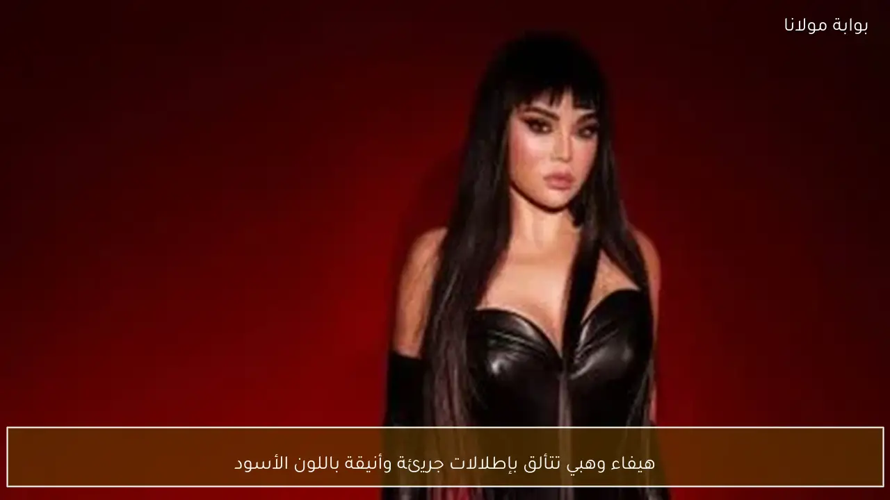 هيفاء وهبي تتألق بإطلالات جريئة وأنيقة باللون الأسود