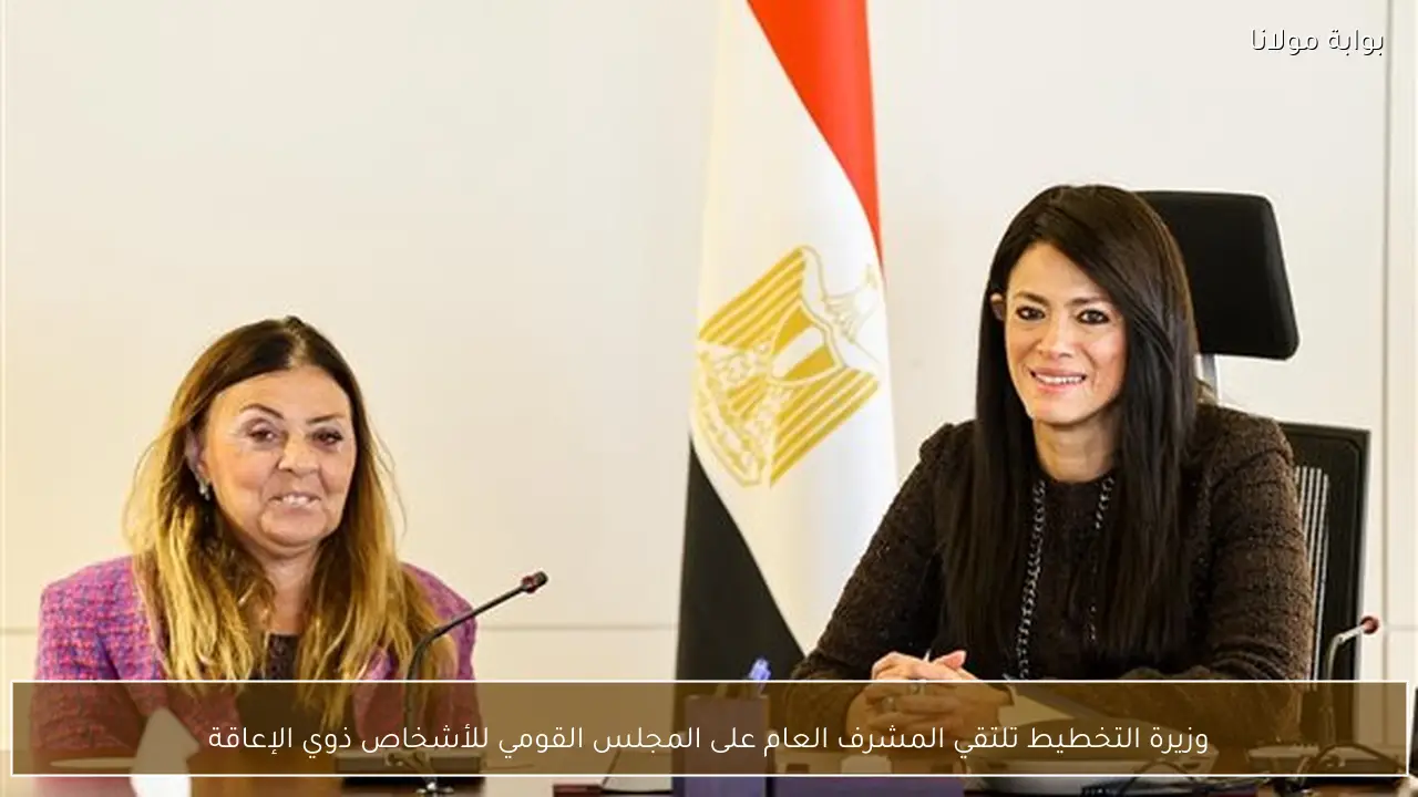 وزيرة التخطيط تلتقي المشرف العام على المجلس القومي للأشخاص ذوي الإعاقة