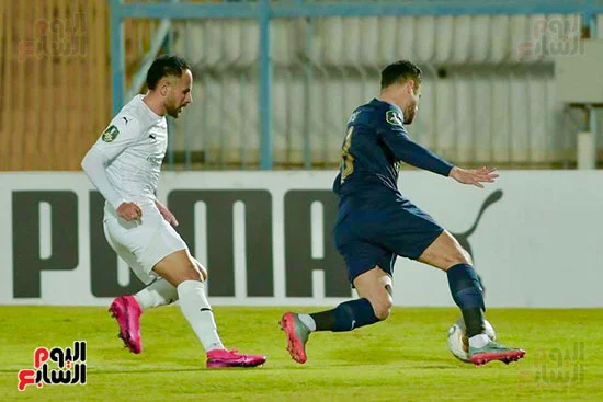 جانب من لقاء الزمالك والمصرى