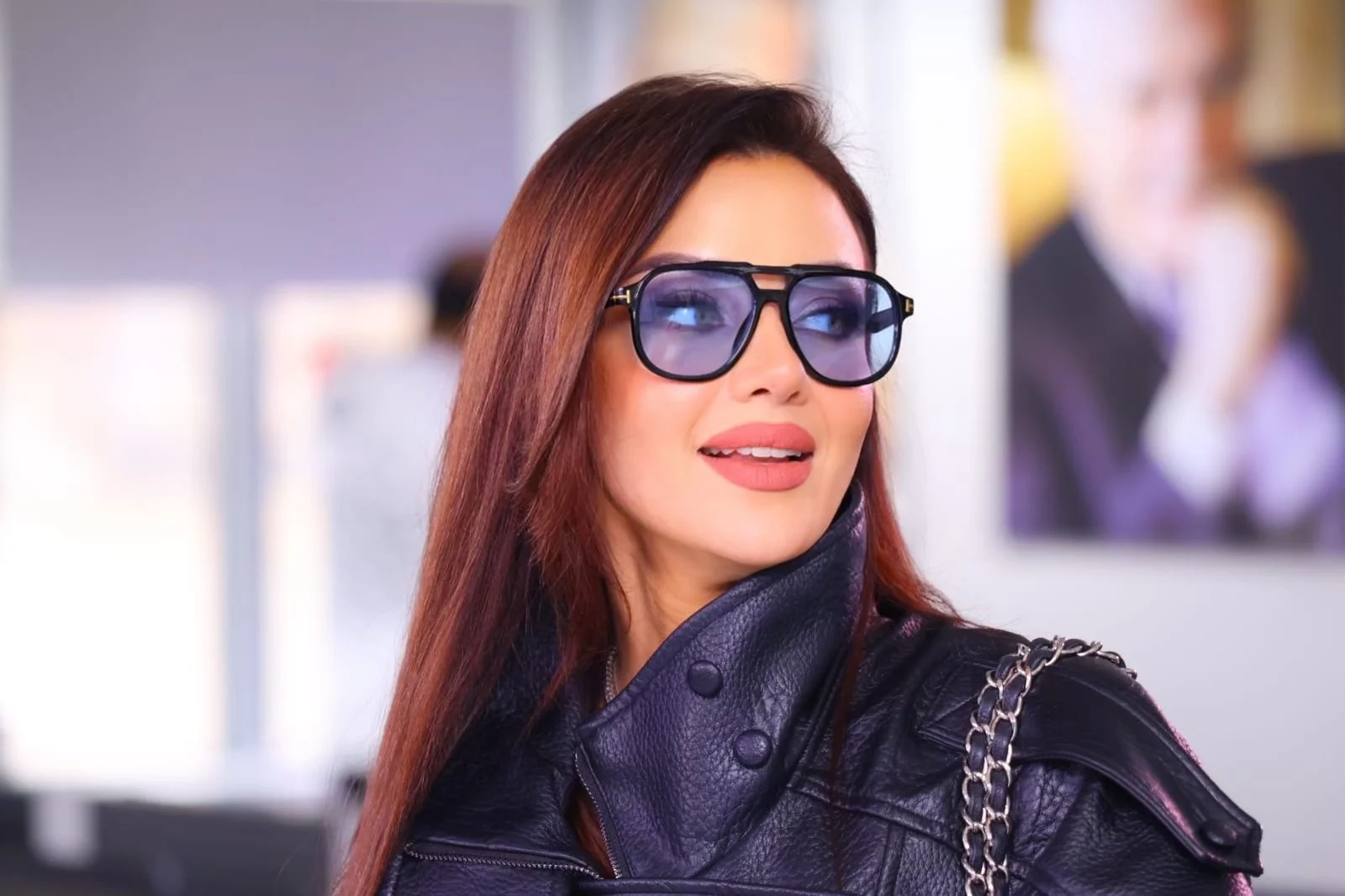 رضوى الشربيني في صالة تحرير بوابة مولانا