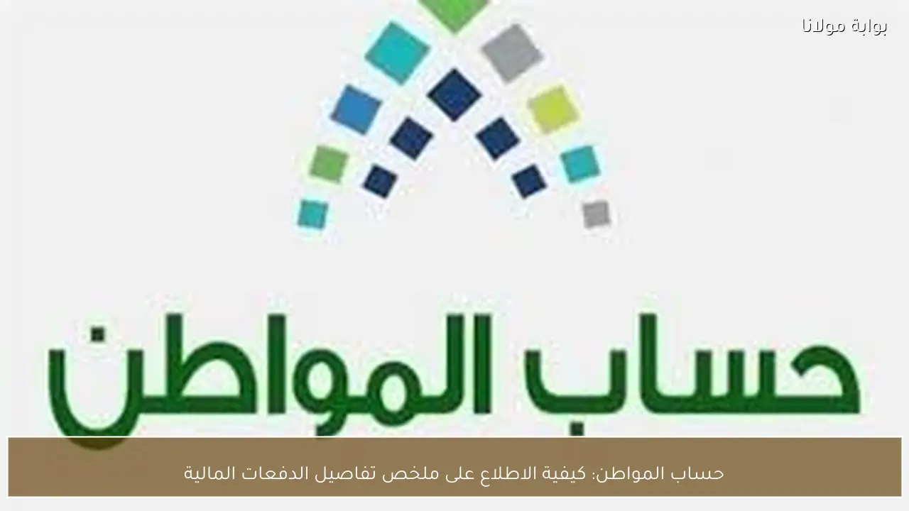 حساب المواطن: كيفية الاطلاع على ملخص تفاصيل الدفعات المالية