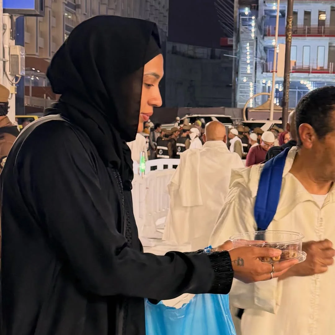 كاثلين سوزا  في الحرم المكي