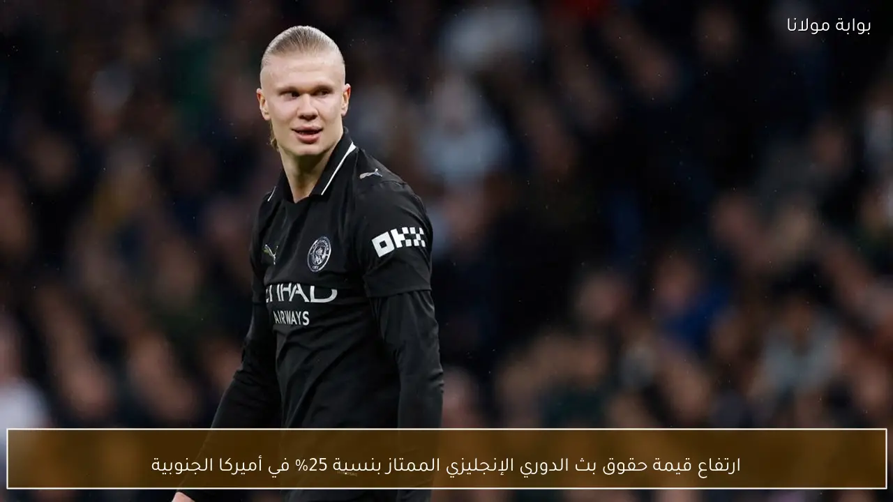 ارتفاع قيمة حقوق بث الدوري الإنجليزي الممتاز بنسبة 25% في أميركا الجنوبية