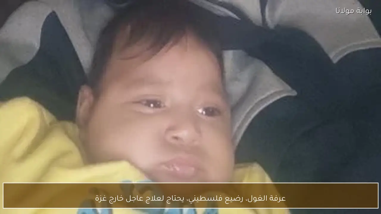 عرفة الغول، رضيع فلسطيني، يحتاج لعلاج عاجل خارج غزة
