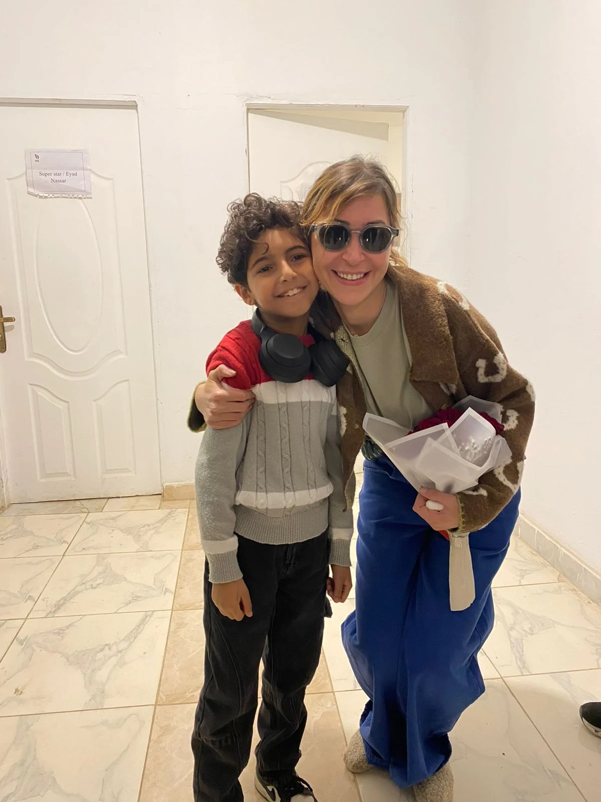 سمير محمد برفقة منة شلبي