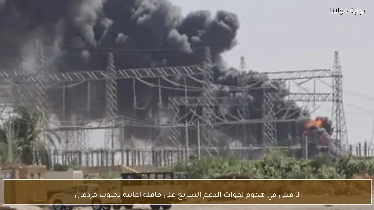 3 قتلى في هجوم لقوات الدعم السريع على قافلة إغاثية بجنوب كردفان