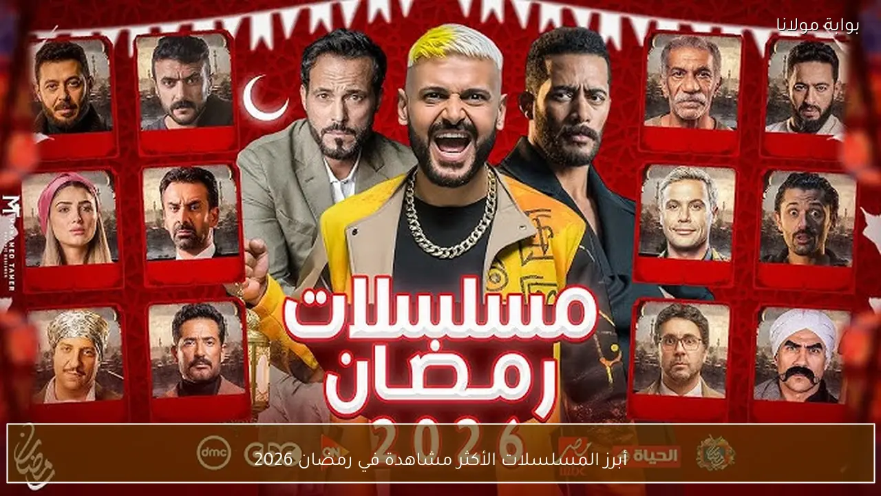 أبرز المسلسلات الأكثر مشاهدة في رمضان 2026
