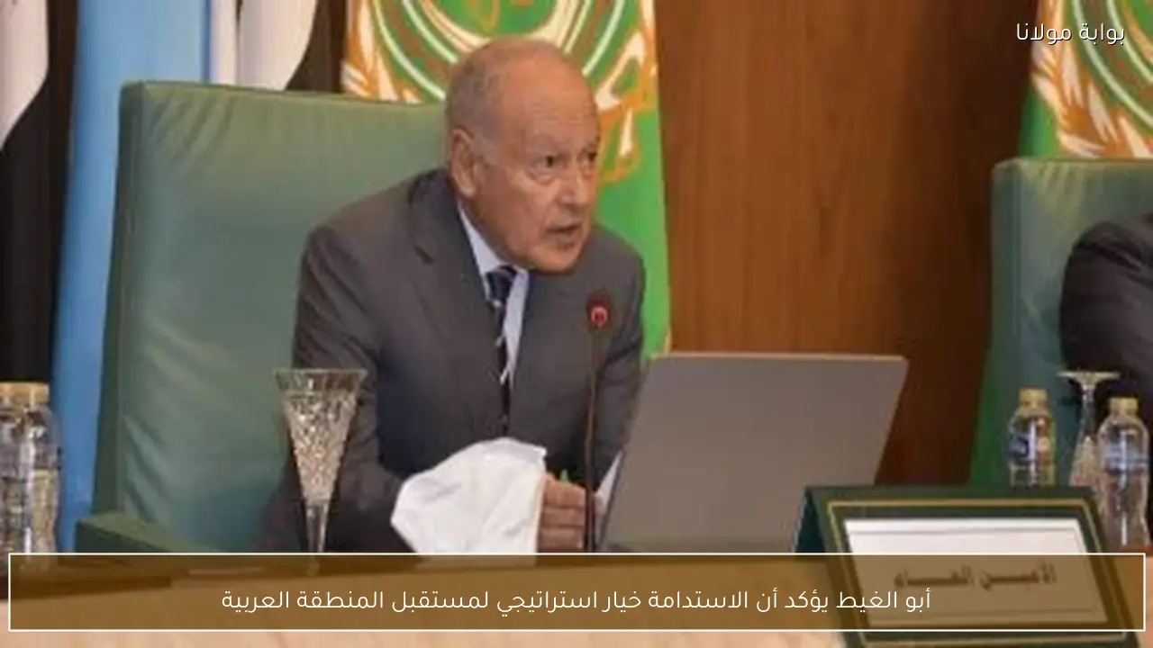 أبو الغيط يؤكد أن الاستدامة خيار استراتيجي لمستقبل المنطقة العربية