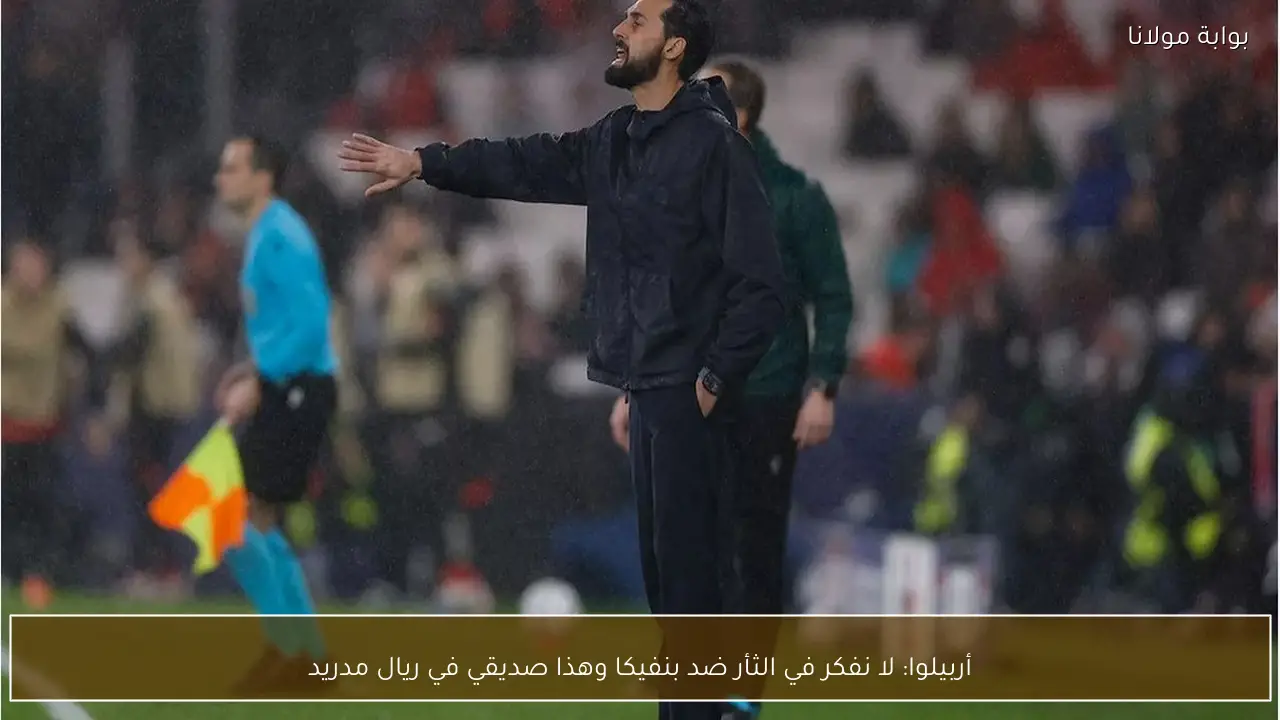 أربيلوا: لا نفكر في الثأر ضد بنفيكا وهذا صديقي في ريال مدريد