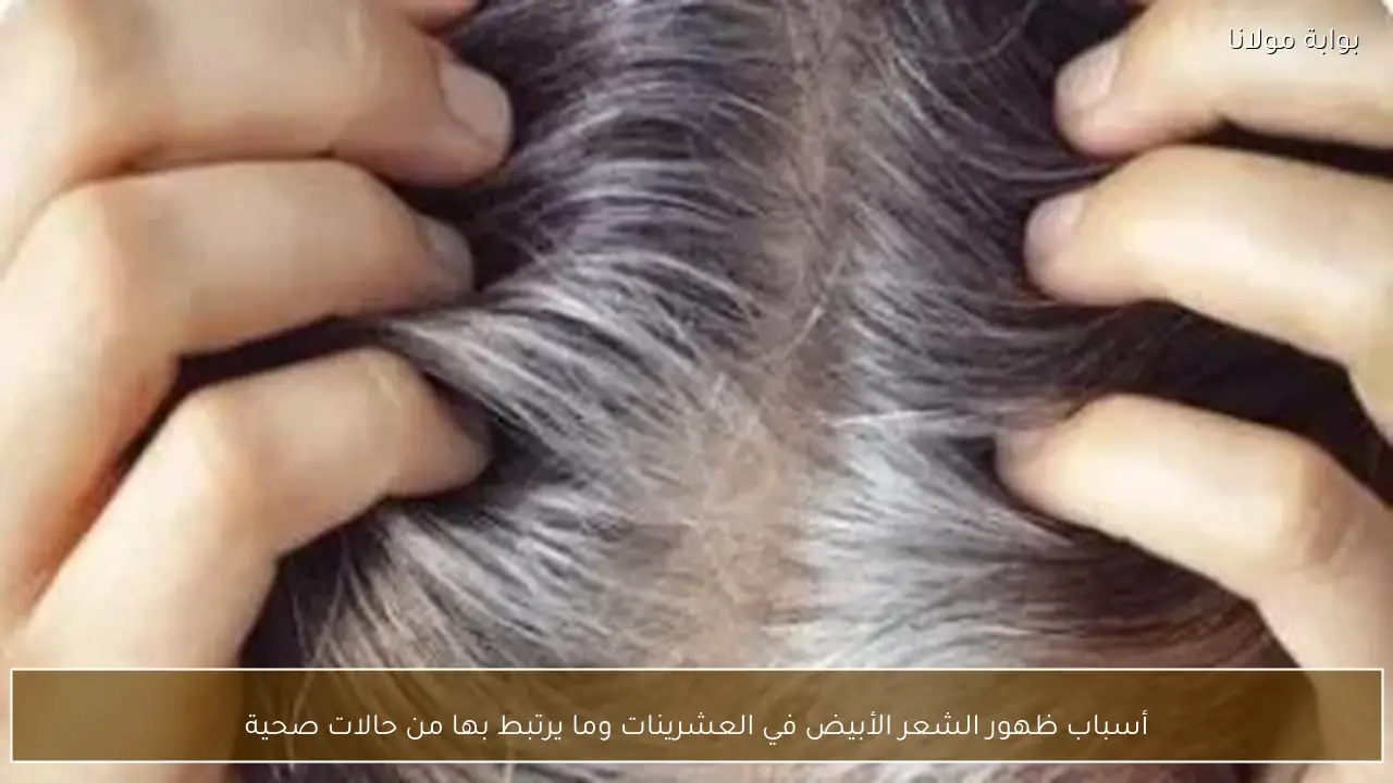 أسباب ظهور الشعر الأبيض في العشرينات وما يرتبط بها من حالات صحية