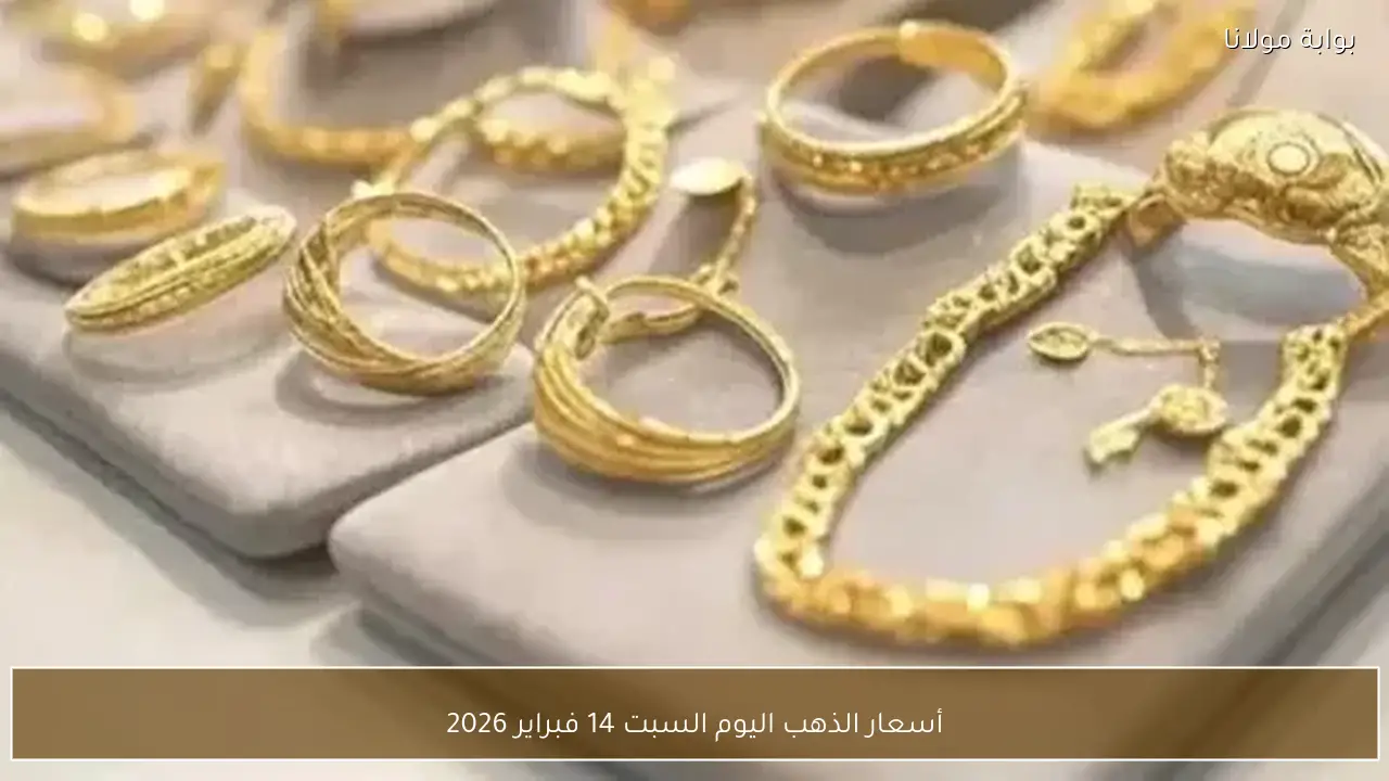 أسعار الذهب اليوم السبت 14 فبراير 2026