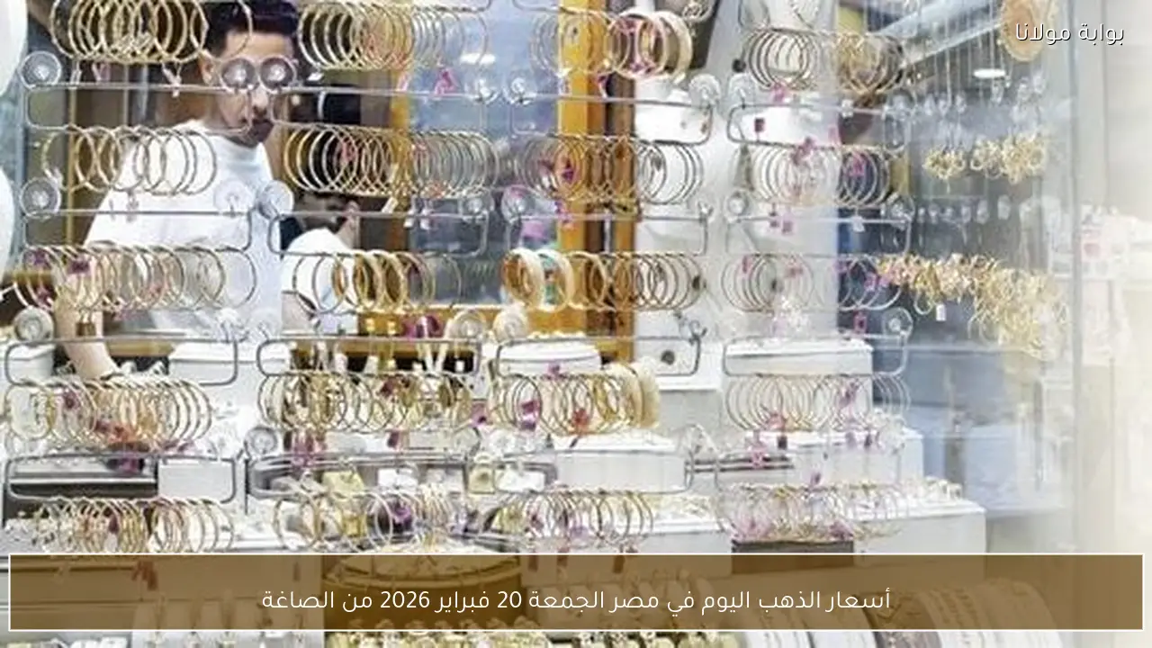 أسعار الذهب اليوم في مصر الجمعة 20 فبراير 2026 من الصاغة