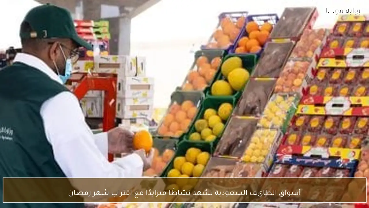 أسواق الطائف السعودية تشهد نشاطًا متزايدًا مع اقتراب شهر رمضان