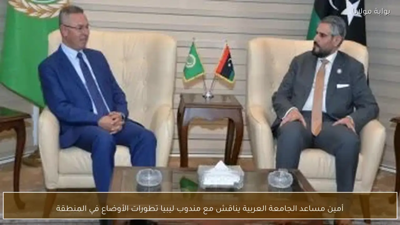 أمين مساعد الجامعة العربية يناقش مع مندوب ليبيا تطورات الأوضاع في المنطقة