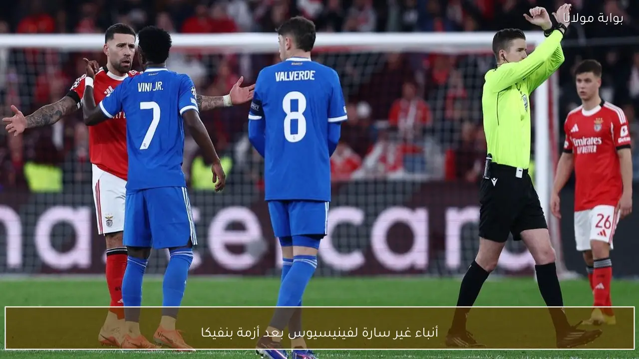 أنباء غير سارة لفينيسيوس بعد أزمة بنفيكا