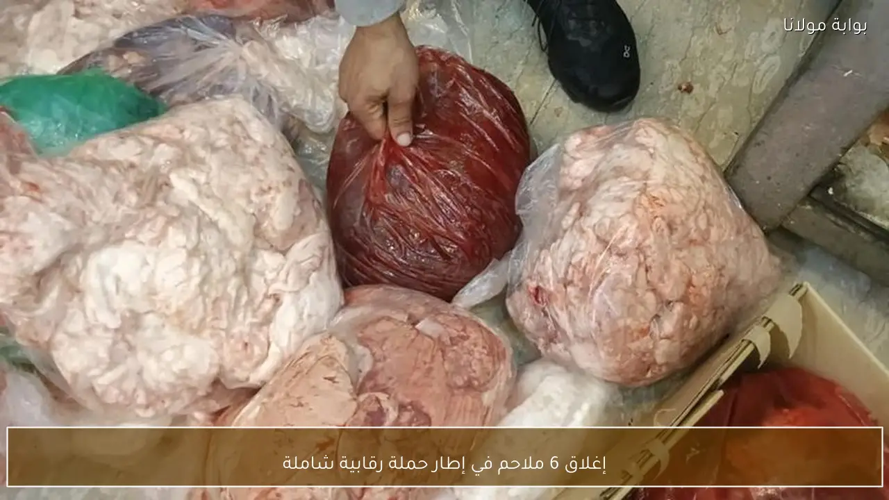 إغلاق 6 ملاحم في إطار حملة رقابية شاملة