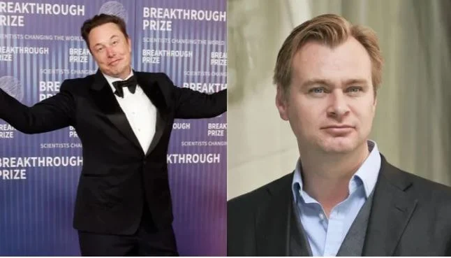 إيلون ماسك وكريستوفر نولان