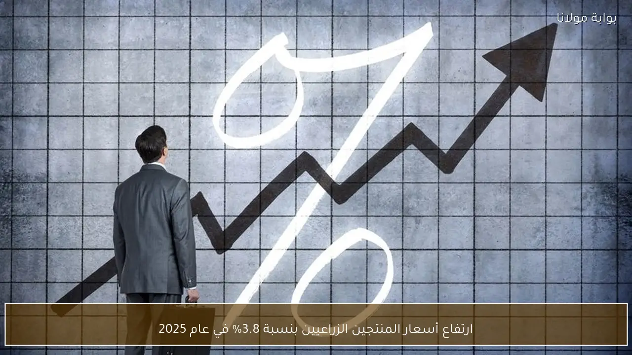 ارتفاع أسعار المنتجين الزراعيين بنسبة 3.8% في عام 2025
