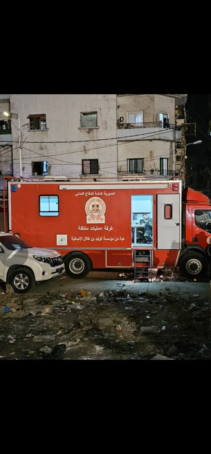 انهيار مبنى فى لبنان