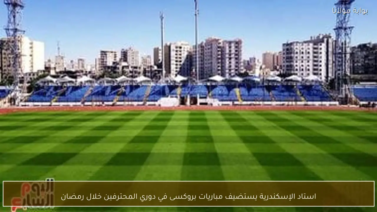 استاد الإسكندرية يستضيف مباريات بروكسى في دوري المحترفين خلال رمضان