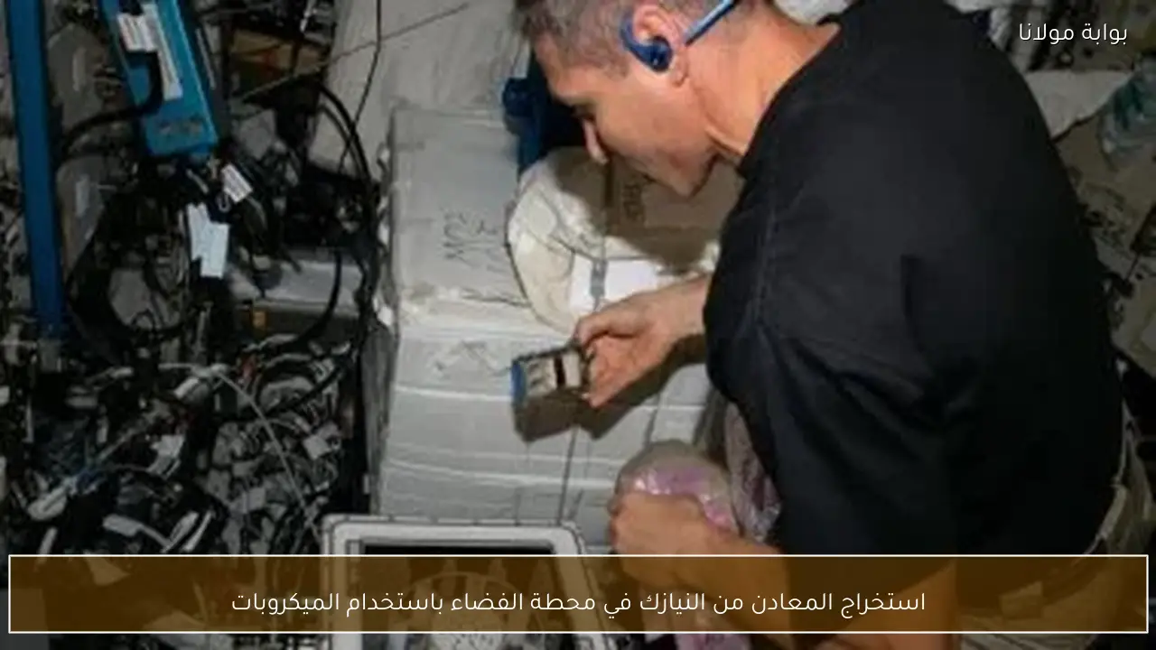 استخراج المعادن من النيازك في محطة الفضاء باستخدام الميكروبات