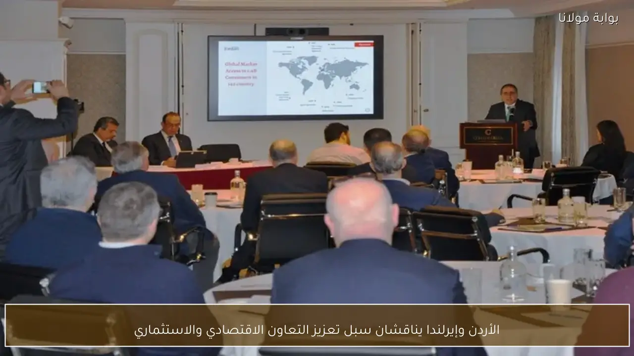 الأردن وإيرلندا يناقشان سبل تعزيز التعاون الاقتصادي والاستثماري