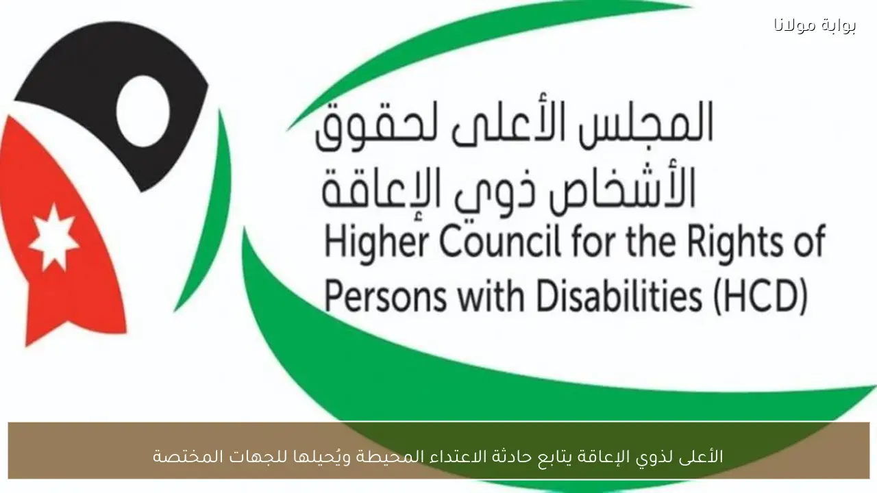 الأعلى لذوي الإعاقة يتابع حادثة الاعتداء المحيطة ويُحيلها للجهات المختصة