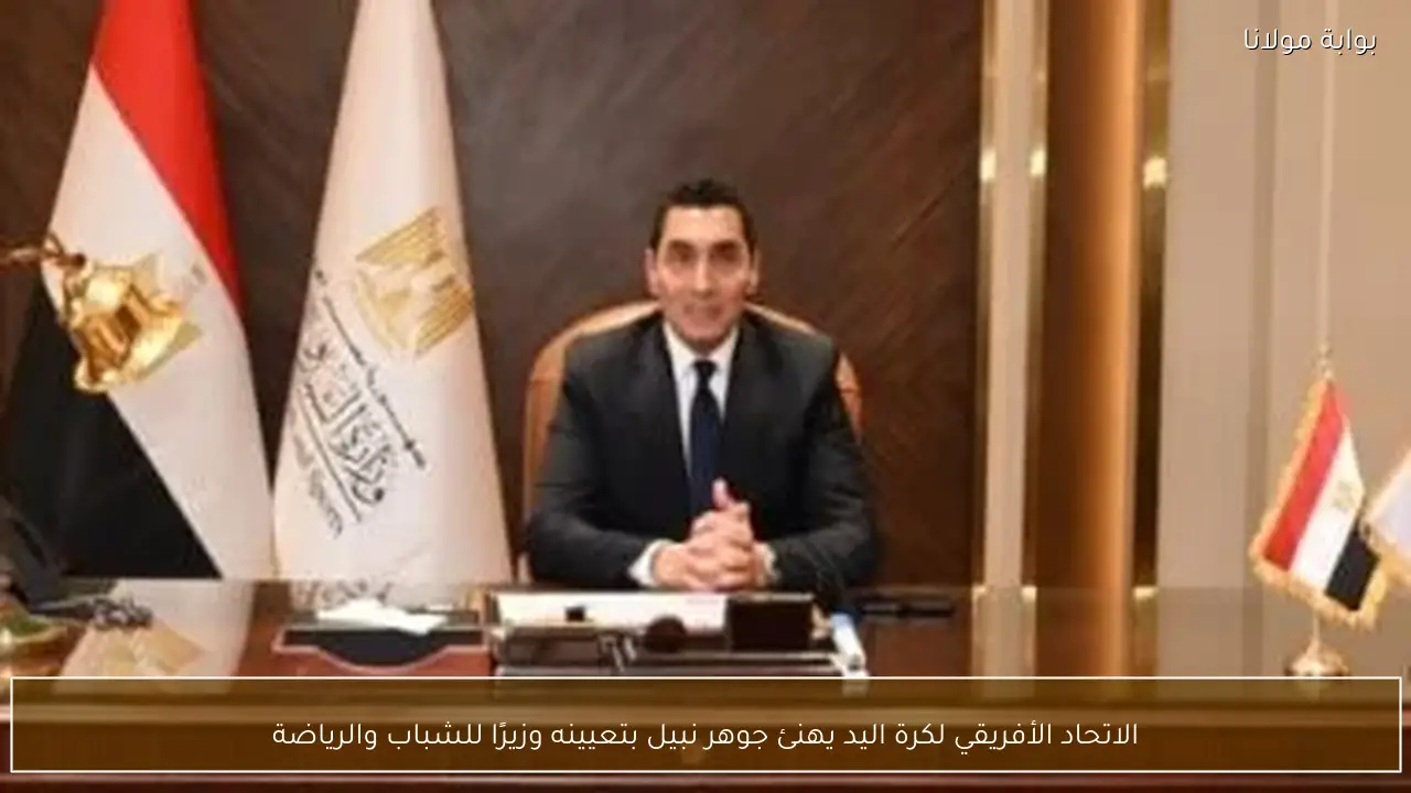 الاتحاد الأفريقي لكرة اليد يهنئ جوهر نبيل بتعيينه وزيرًا للشباب والرياضة