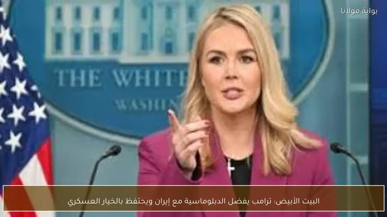 البيت الأبيض: ترامب يفضل الدبلوماسية مع إيران ويحتفظ بالخيار العسكري