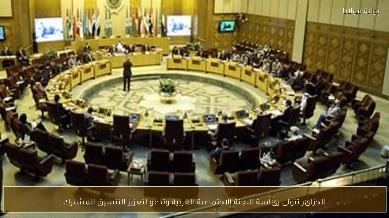 الجزائر تتولى رئاسة اللجنة الاجتماعية العربية وتدعو لتعزيز التنسيق المشترك