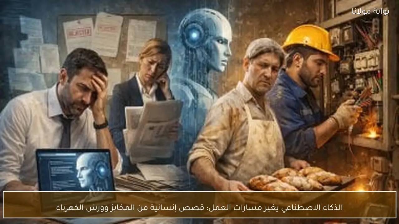 الذكاء الاصطناعي يغير مسارات العمل: قصص إنسانية من المخابز وورش الكهرباء
