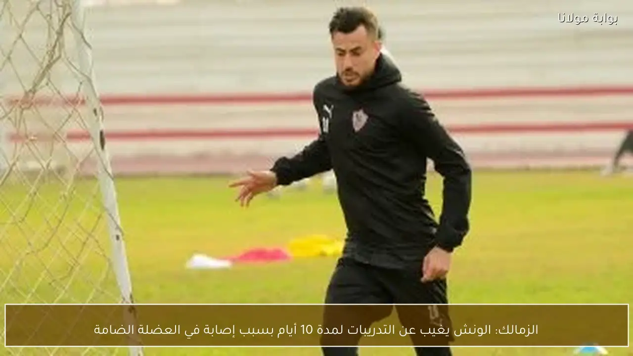 الزمالك: الونش يغيب عن التدريبات لمدة 10 أيام بسبب إصابة في العضلة الضامة