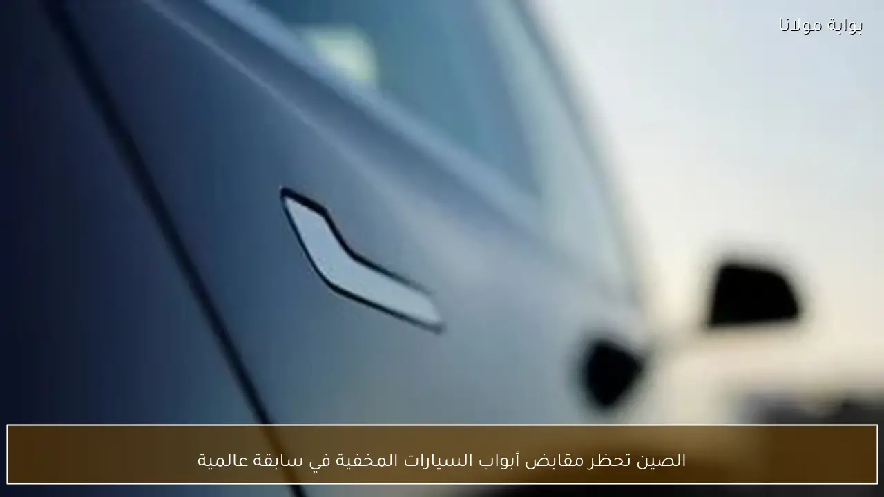 الصين تحظر مقابض أبواب السيارات المخفية في سابقة عالمية