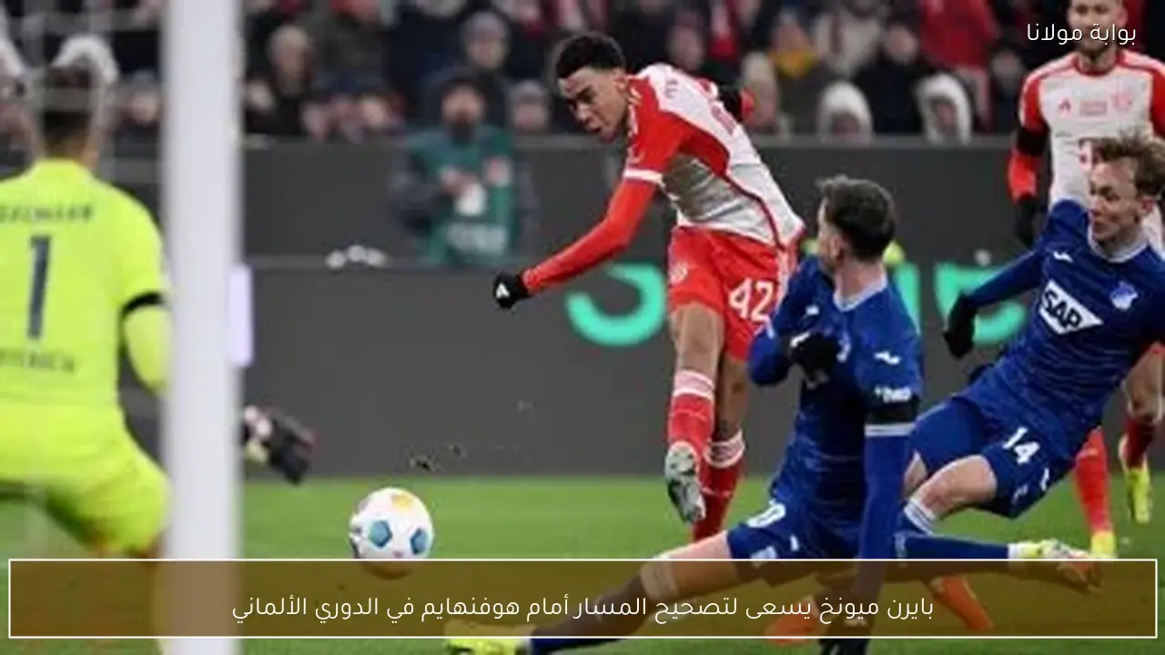 بايرن ميونخ يسعى لتصحيح المسار أمام هوفنهايم في الدوري الألماني