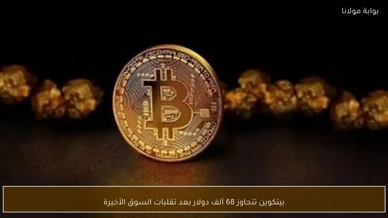 بيتكوين تتجاوز 68 ألف دولار بعد تقلبات السوق الأخيرة