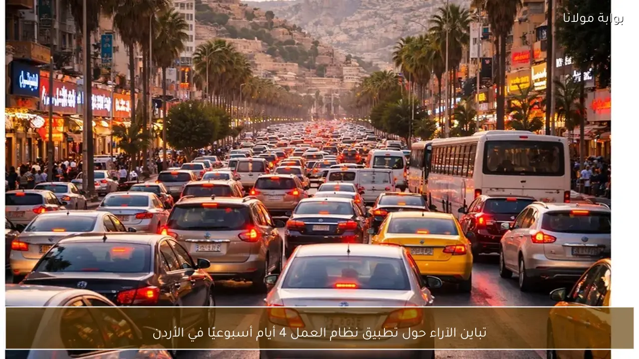 تباين الآراء حول تطبيق نظام العمل 4 أيام أسبوعيًا في الأردن