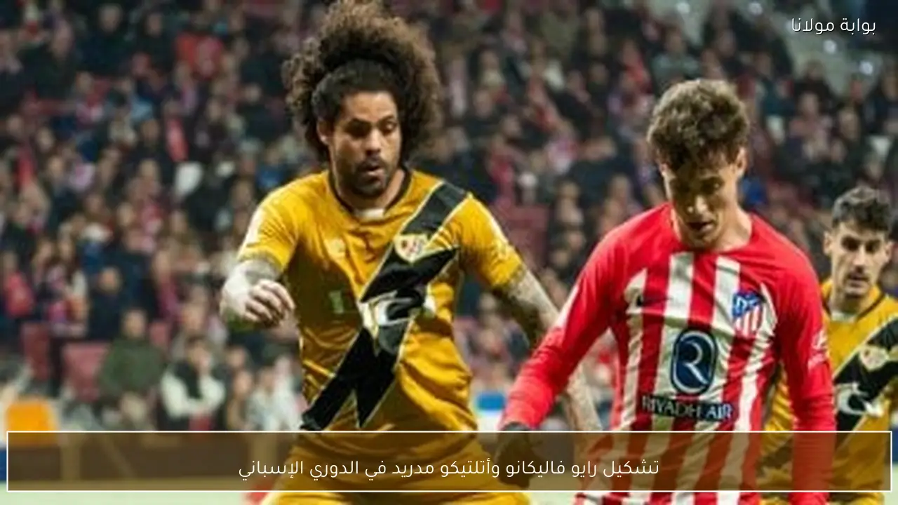 تشكيل رايو فاليكانو وأتلتيكو مدريد في الدوري الإسباني