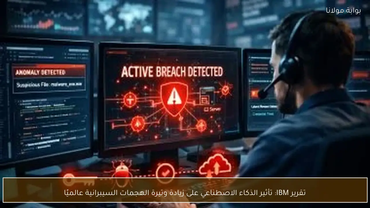 تقرير IBM: تأثير الذكاء الاصطناعي على زيادة وتيرة الهجمات السيبرانية عالميًا