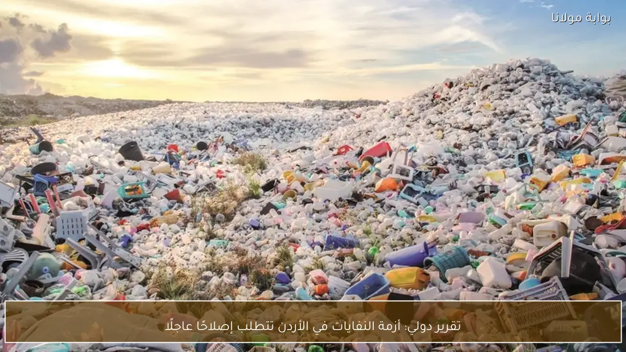 تقرير دولي: أزمة النفايات في الأردن تتطلب إصلاحًا عاجلًا
