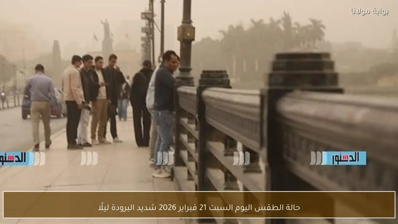 حالة الطقس اليوم السبت 21 فبراير 2026 شديد البرودة ليلًا