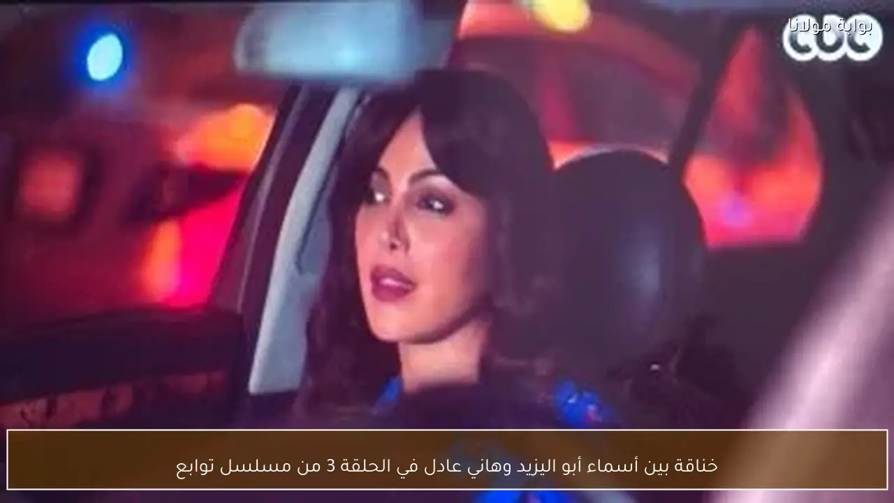 خناقة بين أسماء أبو اليزيد وهاني عادل في الحلقة 3 من مسلسل توابع