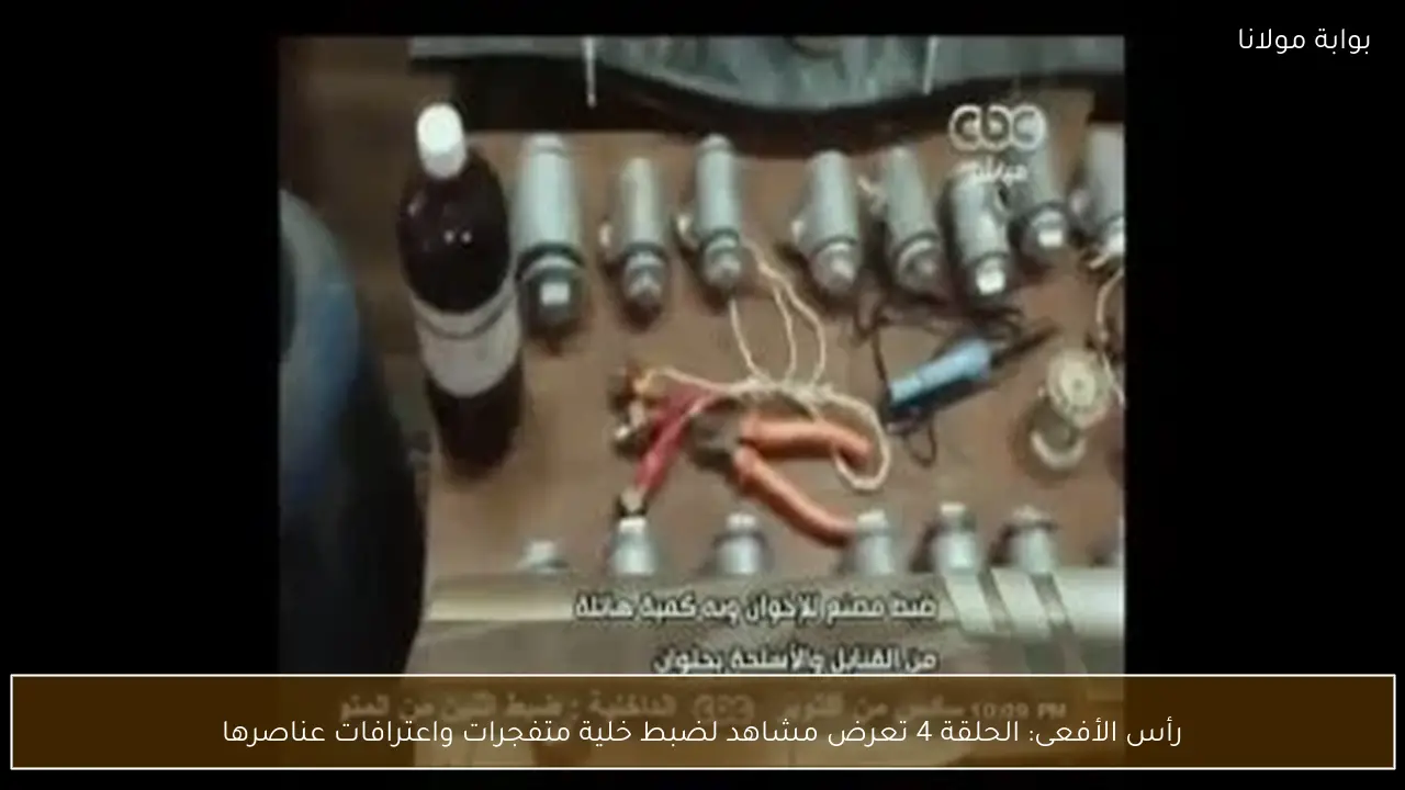 رأس الأفعى: الحلقة 4 تعرض مشاهد لضبط خلية متفجرات واعترافات عناصرها