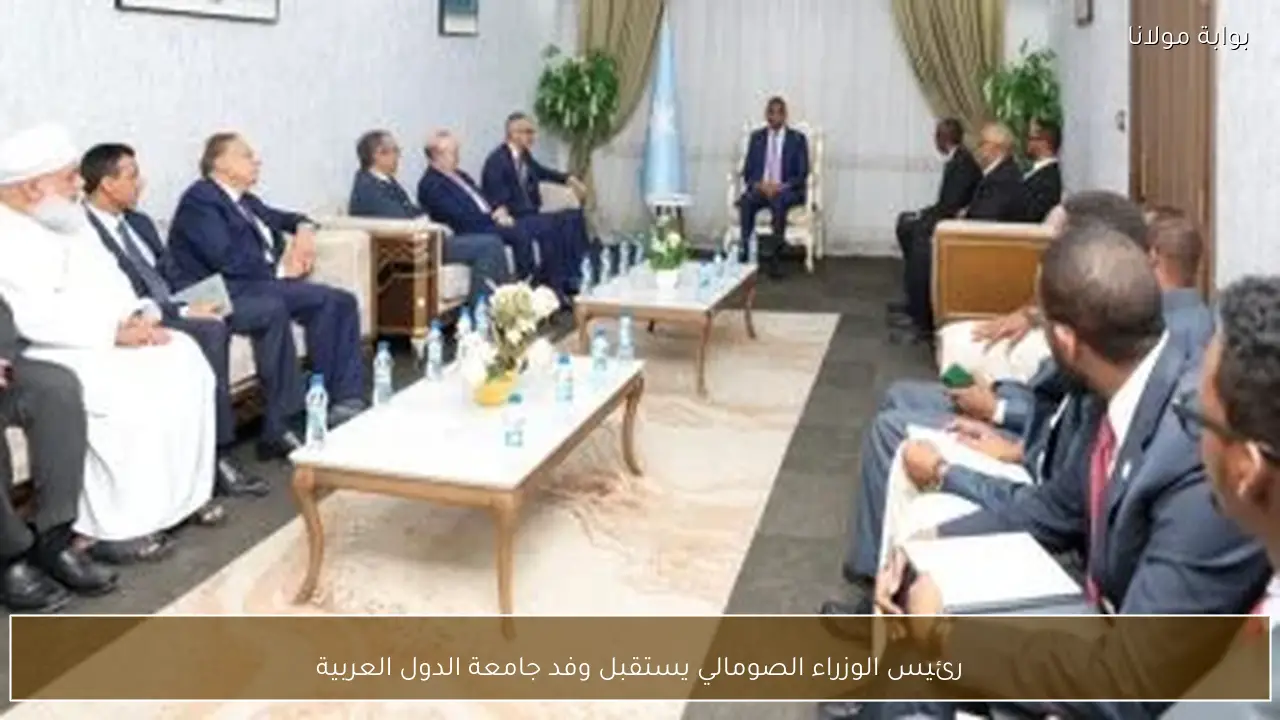 رئيس الوزراء الصومالي يستقبل وفد جامعة الدول العربية