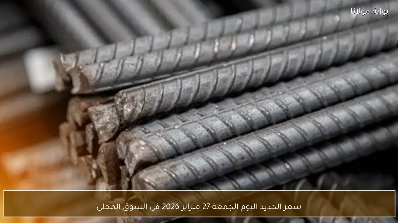 سعر الحديد اليوم الجمعة 27 فبراير 2026 في السوق المحلي