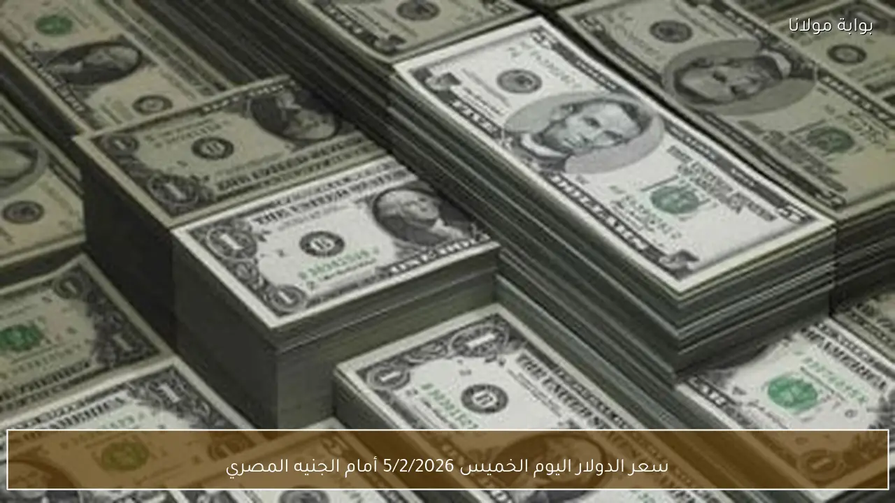 سعر الدولار اليوم الخميس 5/2/2026 أمام الجنيه المصري