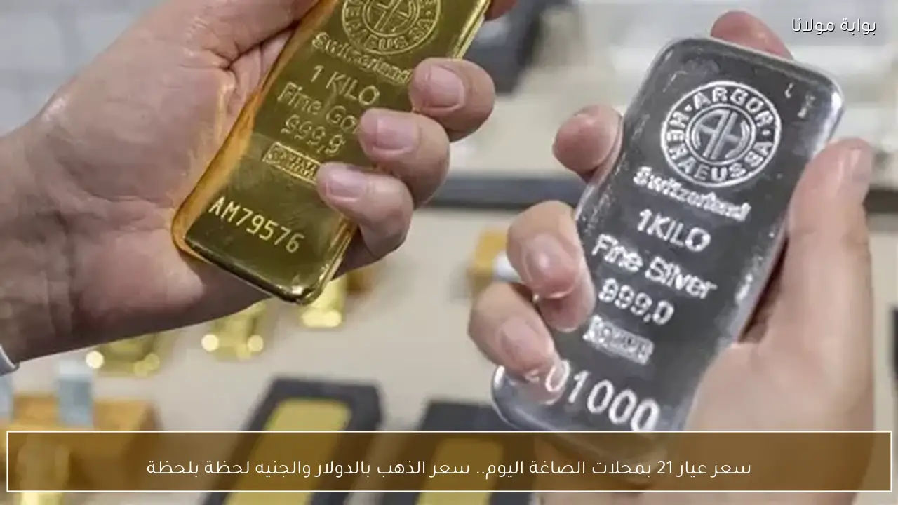 سعر عيار 21 بمحلات الصاغة اليوم.. سعر الذهب بالدولار والجنيه لحظة بلحظة